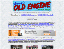 Tablet Screenshot of old-engine.com